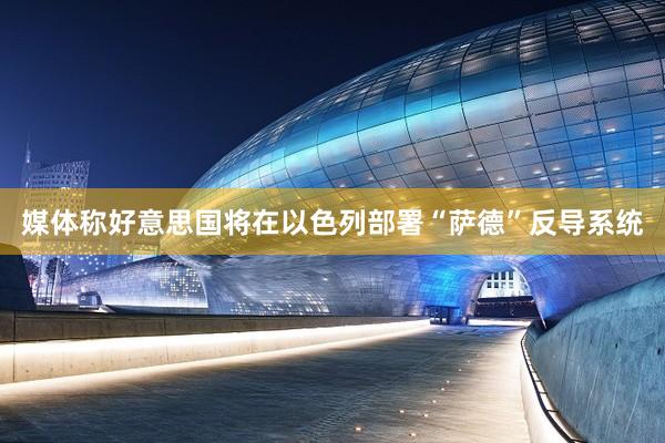 媒体称好意思国将在以色列部署“萨德”反导系统