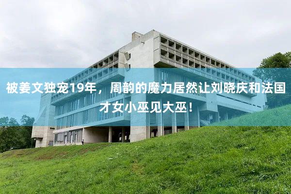 被姜文独宠19年，周韵的魔力居然让刘晓庆和法国才女小巫见大巫！