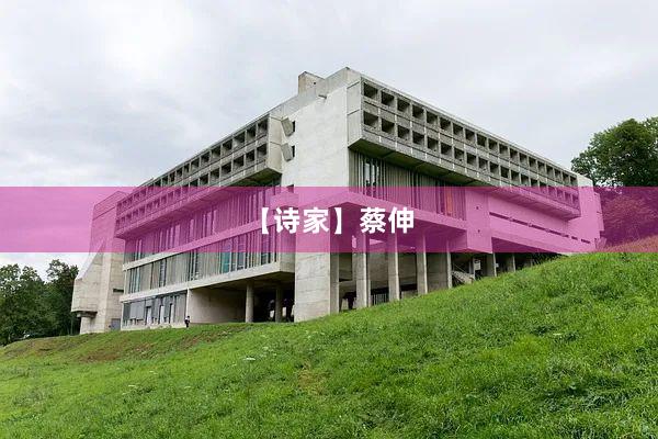 【诗家】蔡伸